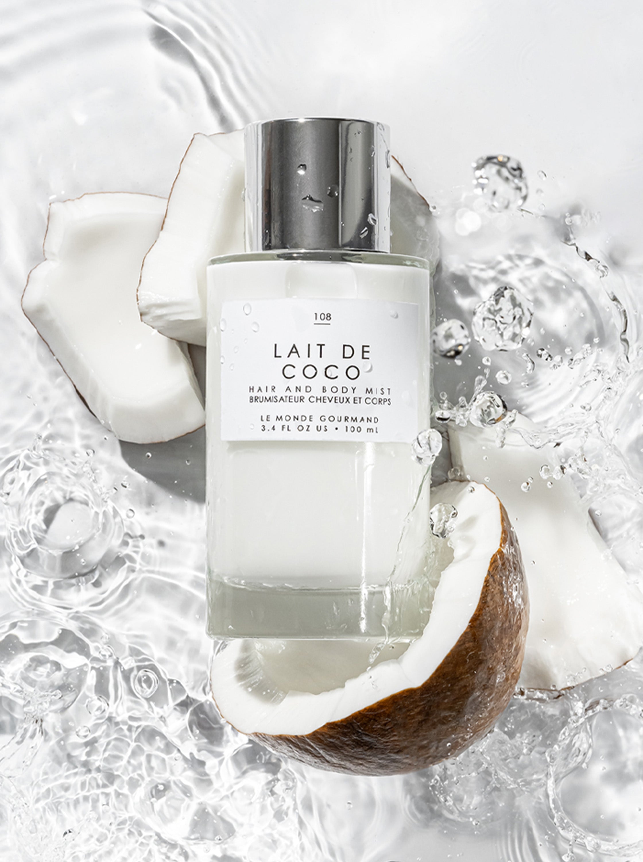 Lait de Coco Hair Body Mist Le Monde Gourmand